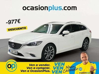 Usado Mazda 6 Luxury 150 CV (110 kW) 2016 Blanco Familiar