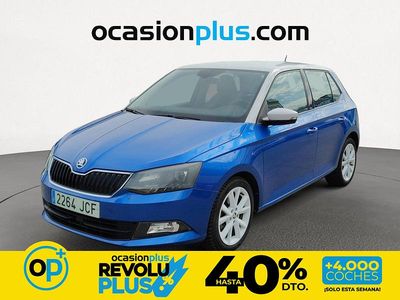 Usado Skoda Fabia Style 110 CV (80 kW) 2015 Azul Utilitario