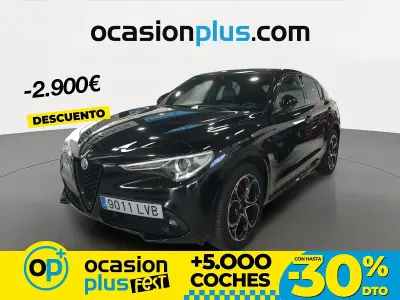Usado Alfa Romeo Stelvio Ti 210 CV (154 kW) 2021 Gris SUV