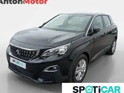 Usado Peugeot 3008 Active 130 CV (95 kW) 2020 Negro SUV