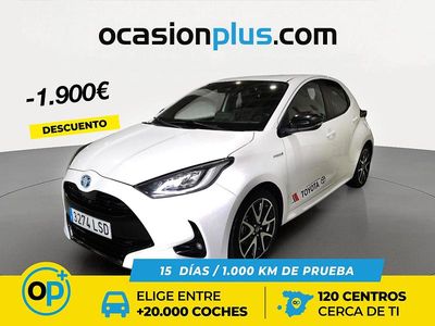 Usado Toyota Yaris Hybrid Style 116 CV (85 kW) 2021 Blanco
