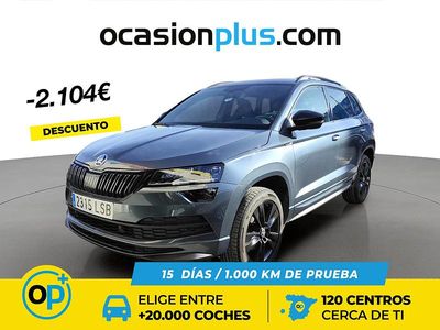 Usado Skoda Karoq SportLine 150 CV (110 kW) 2021 Gris SUV