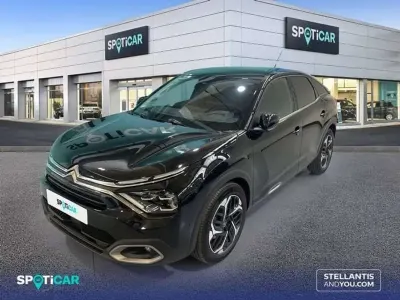 Usado Citroën C4 Shine 131 CV (96 kW) 2022 Negro Utilitario
