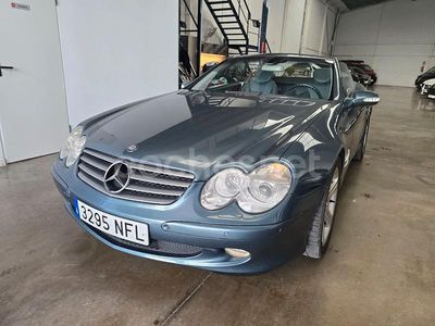 Usado Mercedes SL500 306 CV (225 kW) 2003 Azul Descapotable