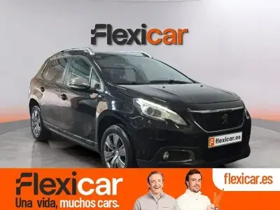 Usado Peugeot 2008 Access 82 CV (60 kW) 2017 Negro SUV