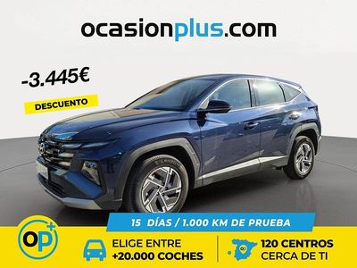 Azul Usado 2024 Hyundai Tucson SUV | 30.200 € (Precio justo)