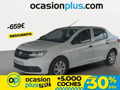 Usado Dacia Logan Ambiance 75 CV (55 kW) 2017 Blanco Berlina