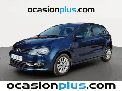 Usado VW Polo 90 CV (66 kW) 2016 Azul Utilitario