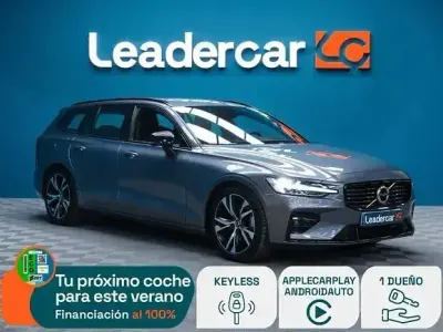 Usado Volvo V60 R-Design 197 CV (144 kW) 2021 Gris Familiar