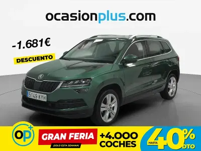 Usado Skoda Karoq Style 150 CV (110 kW) 2019 Verde SUV