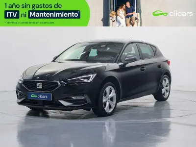 Usado Seat Leon FR 116 CV (85 kW) 2025 Negro Utilitario