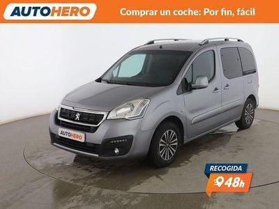 Usado Peugeot Partner Active 100 CV (73 kW) 2015 Gris Monovolumen