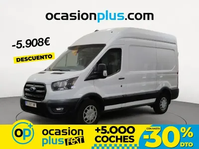 Usado Ford Transit Trend 130 CV (95 kW) 2022 Blanco Berlina