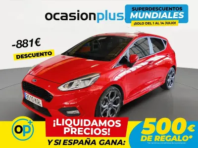Usado Ford Fiesta ST-Line 120 CV (88 kW) 2017 Rojo Utilitario