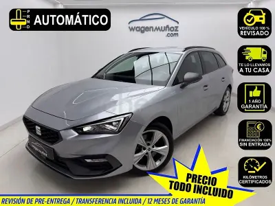 Usado Seat Leon FR 150 CV (110 kW) 2022 Gris / plata Familiar