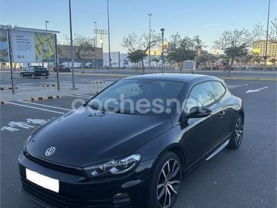 Usado VW Scirocco R-line 125 CV (91 kW) 2017 Negro Coupe