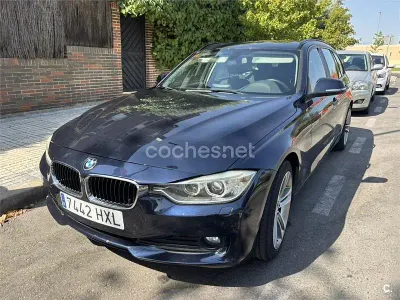 Usado BMW 320 184 CV (135 kW) 2014 Azul Familiar