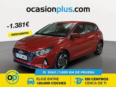 Rojo Usado 2023 Hyundai i20 | 15.200 € (Precio justo)