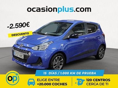Usado Hyundai i10 GO! 87 CV (63 kW) 2019 Azul Utilitario