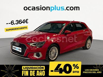 Rojo Usado 2023 Audi A3 Advanced Plus Berlina | 23.400 € (Buen precio)