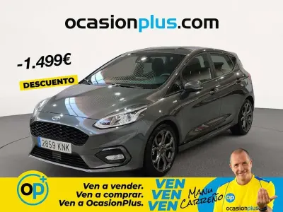 Usado Ford Fiesta ST-Line 125 CV (91 kW) 2018 Gris Utilitario