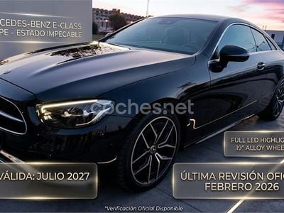 Usado Mercedes E220 194 CV (142 kW) 2021 Negro Coupe