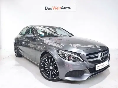 Usado Mercedes C200 136 CV (100 kW) 2017 Gris / plata Berlina
