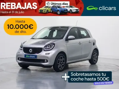 Usado Smart ForFour Prime 71 CV (52 kW) 2017 Gris / plata Utilitario
