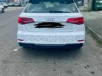 Usado Audi A3 116 CV (85 kW) 2017 Blanco Berlina
