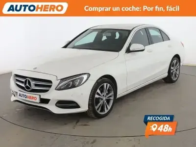 Usado Mercedes C220 Avantgarde 170 CV (125 kW) 2015 Blanco Berlina