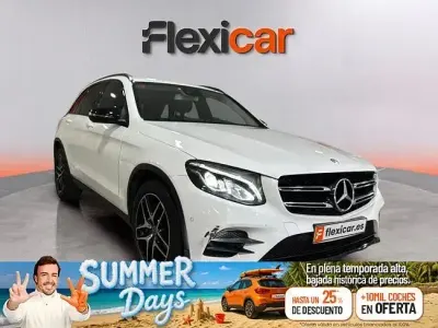 Usado Mercedes GLC220 AMG line 170 CV (125 kW) 2016 Blanco SUV