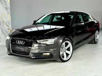 Usado Audi A5 Sportback S-Line 245 CV (180 kW) 2015 Gris / plata Utilitario