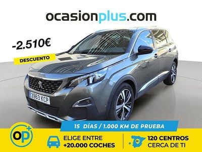 Gris Usado 2017 Peugeot 5008 GT-line Monovolumen | 16.380 € (Precio justo)
