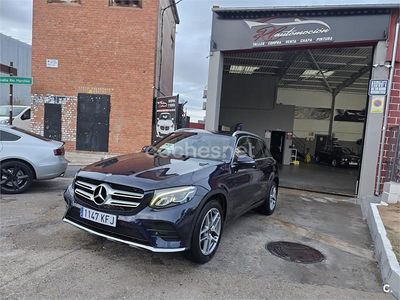 Azul Usado 2017 Mercedes GLC250 SUV | 27.999 € (Precio justo)