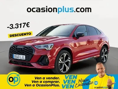 Usado Audi Q3 S-Line 150 CV (110 kW) 2020 Rojo SUV