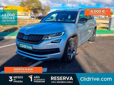 Gris Usado 2019 Skoda Kodiaq SportLine SUV | 23.990 € (Precio justo)