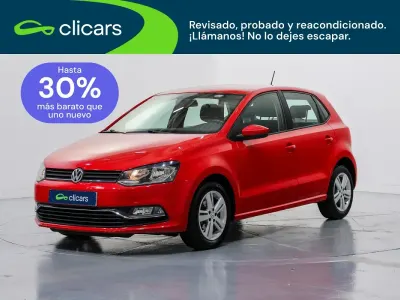 Usado VW Polo Advance 75 CV (55 kW) 2014 Rojo Berlina