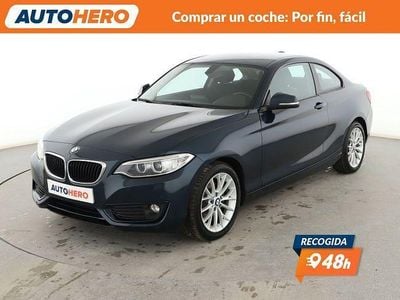 Usado BMW 220 Advantage 190 CV (139 kW) 2016 Azul Coupe