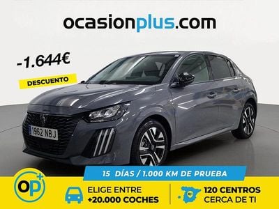 Usado Peugeot 208 Allure 100 CV (73 kW) 2025 Gris Utilitario