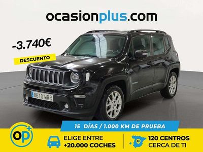 Usado Jeep Renegade Altitude 130 CV (95 kW) 2024 Negro SUV