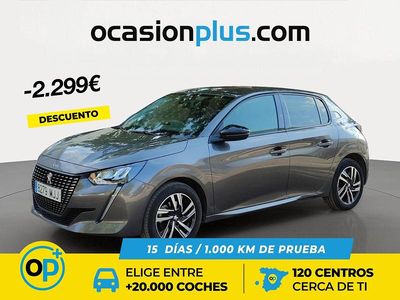 Usado Peugeot 208 Allure 100 CV (73 kW) 2023 Gris Utilitario
