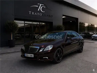 Usado Mercedes E350 Avantgarde 211 CV (155 kW) 2009 Marrón Berlina