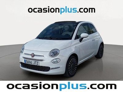 Usado Fiat 500C Lounge 69 CV (50 kW) 2016 Blanco Descapotable