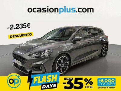 Usado Ford Focus ST-Line 120 CV (88 kW) 2019 Gris Berlina