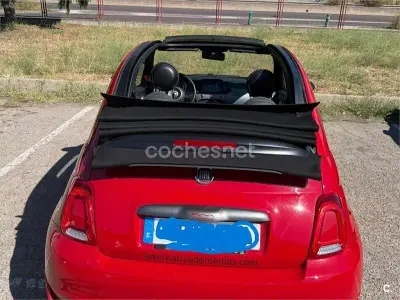 Usado Fiat 500C S 85 CV (62 kW) 2018 Rojo Descapotable