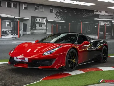 Brugt Ferrari 488 721 HK (530 kW) 2019 Rød Coupe