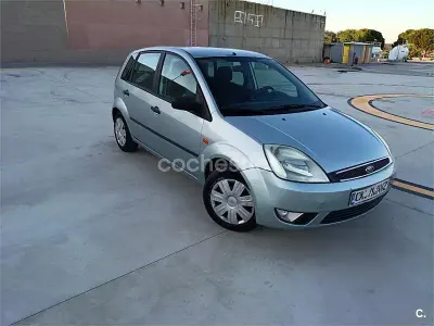Usado Ford Fiesta Trend 68 CV (50 kW) 2004 Gris / plata Utilitario
