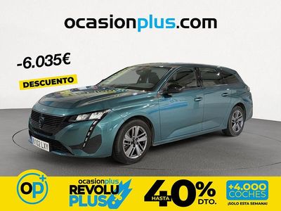 Usado Peugeot 308 Active 130 CV (95 kW) 2022 Azul Familiar