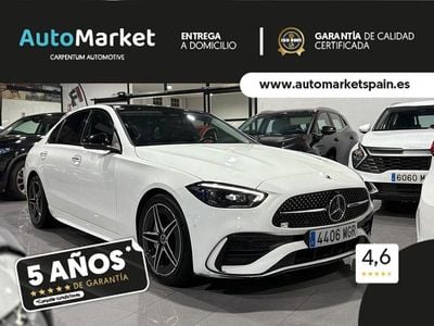 Blanco Usado 2023 Mercedes C200 AMG Line Premium Plus Berlina | 36.900 € (Buen precio)