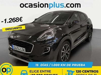 Usado Ford Puma Titanium 125 CV (91 kW) 2021 Negro SUV